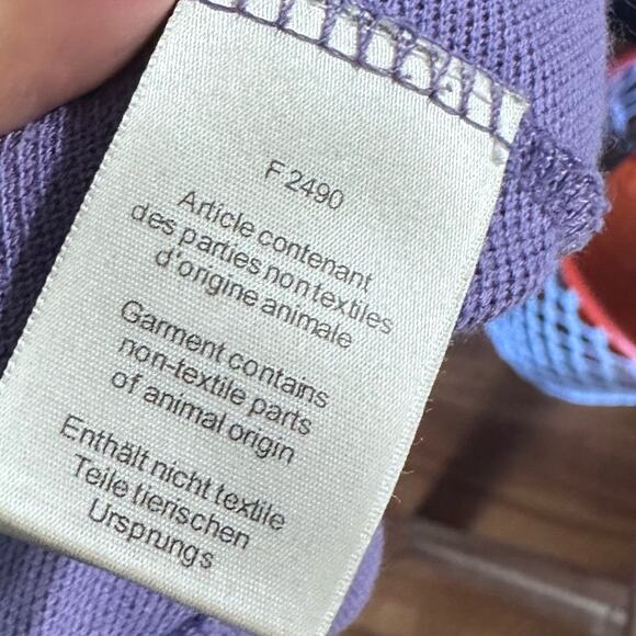 Lacoste Purple Short Sleeve Polo Shirt - Picture 3 of 8